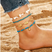 Boho Anklet Set