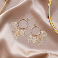Filigree Leaf Earrings