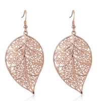 Filigree Leaf Earrings