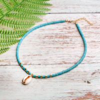 Cowrie Shell Choker