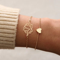 Lotus Bracelet Set